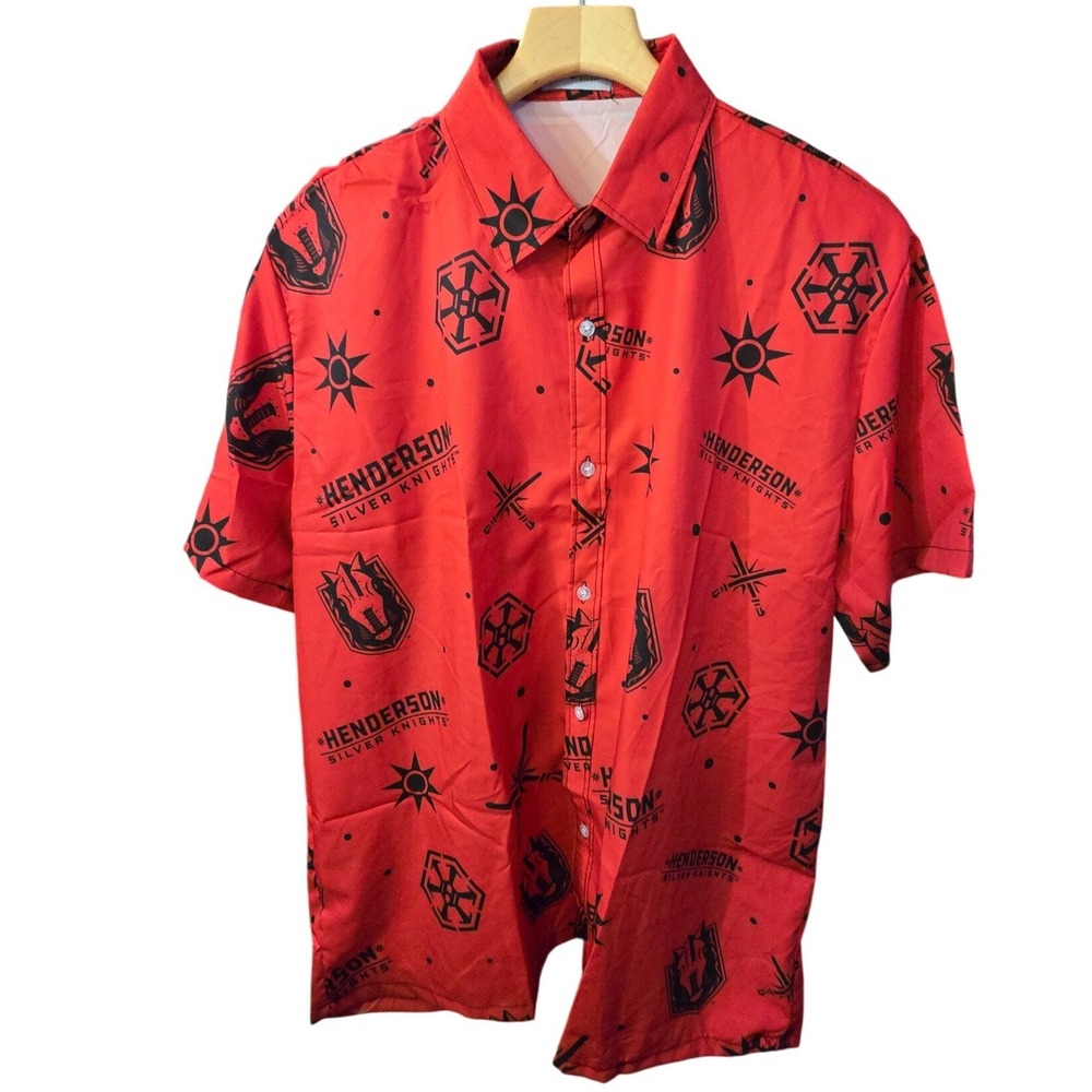 Henderson Silver Knights Star Wars‎ Button Up Shirt Giveaway 3/21/26 Men's XL